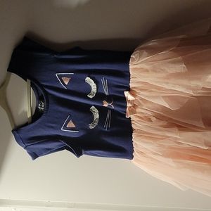 Cute dress with cat face on it